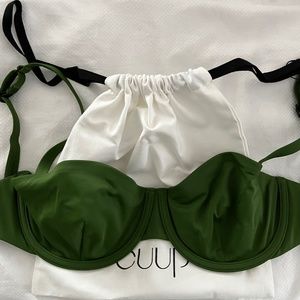 Cuup Balconette Swim Top size 11 NWT